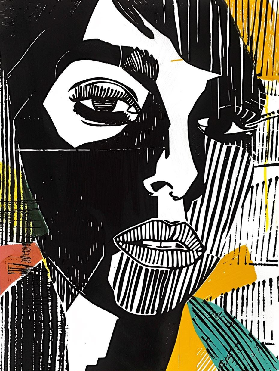 Neon Pop Art Portrait