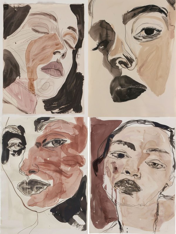 Abstract Ethereal Visage