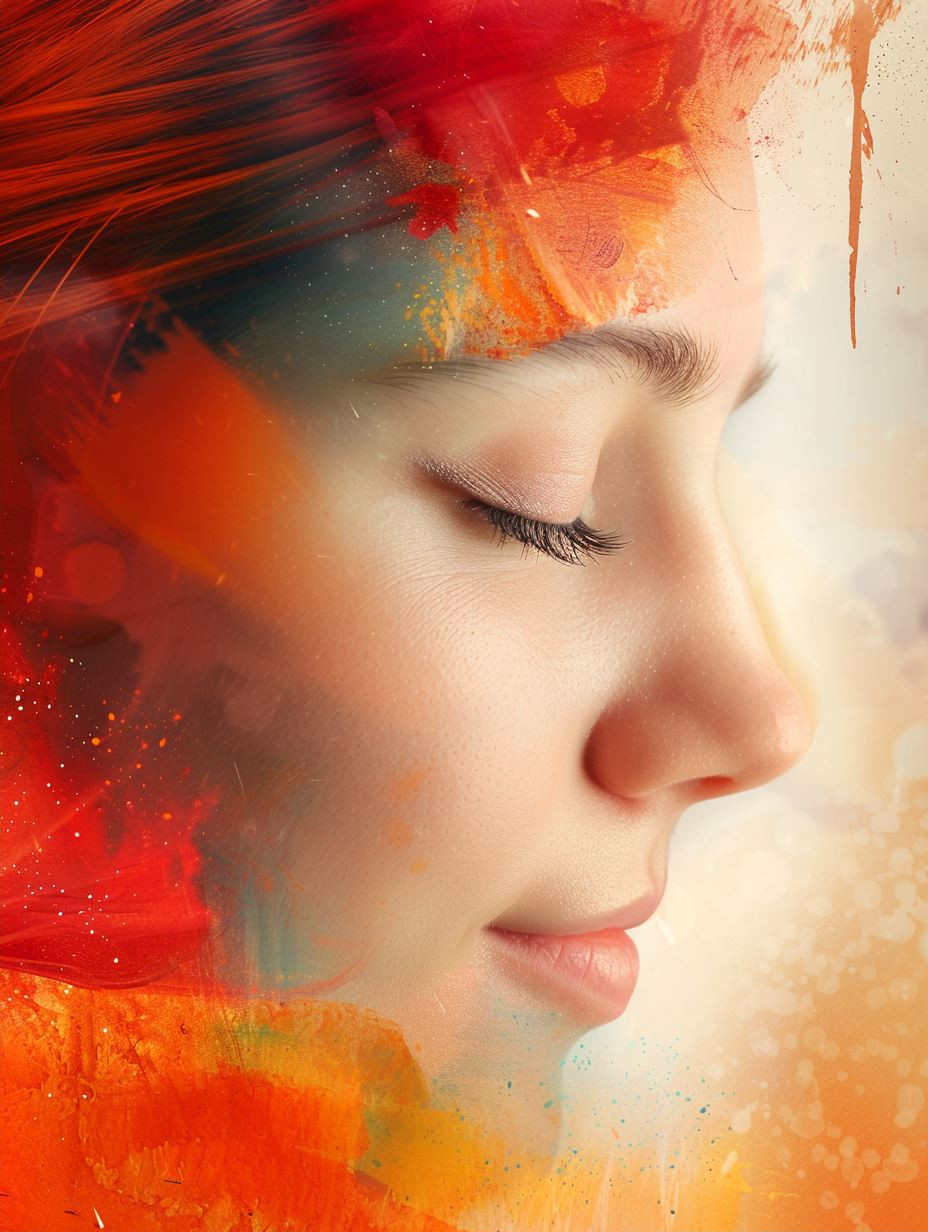 Floral Gaze in Ethereal Light