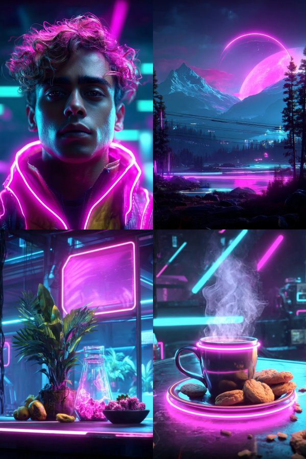 Neon Pulse Portrait