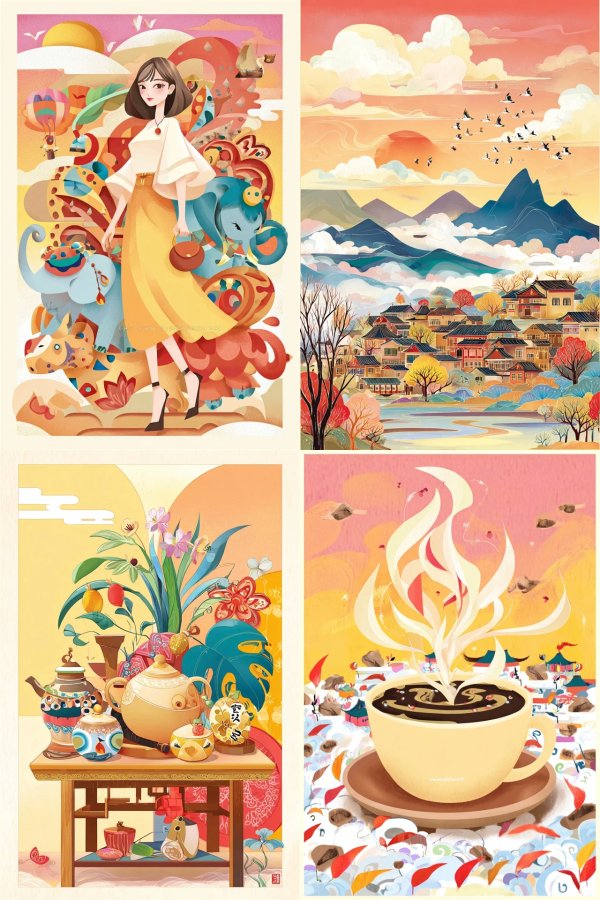 Whimsical Pastel Dreamscape