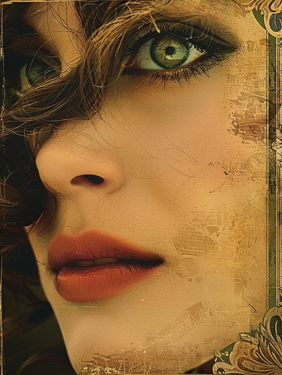 Vintage Gilded Muse