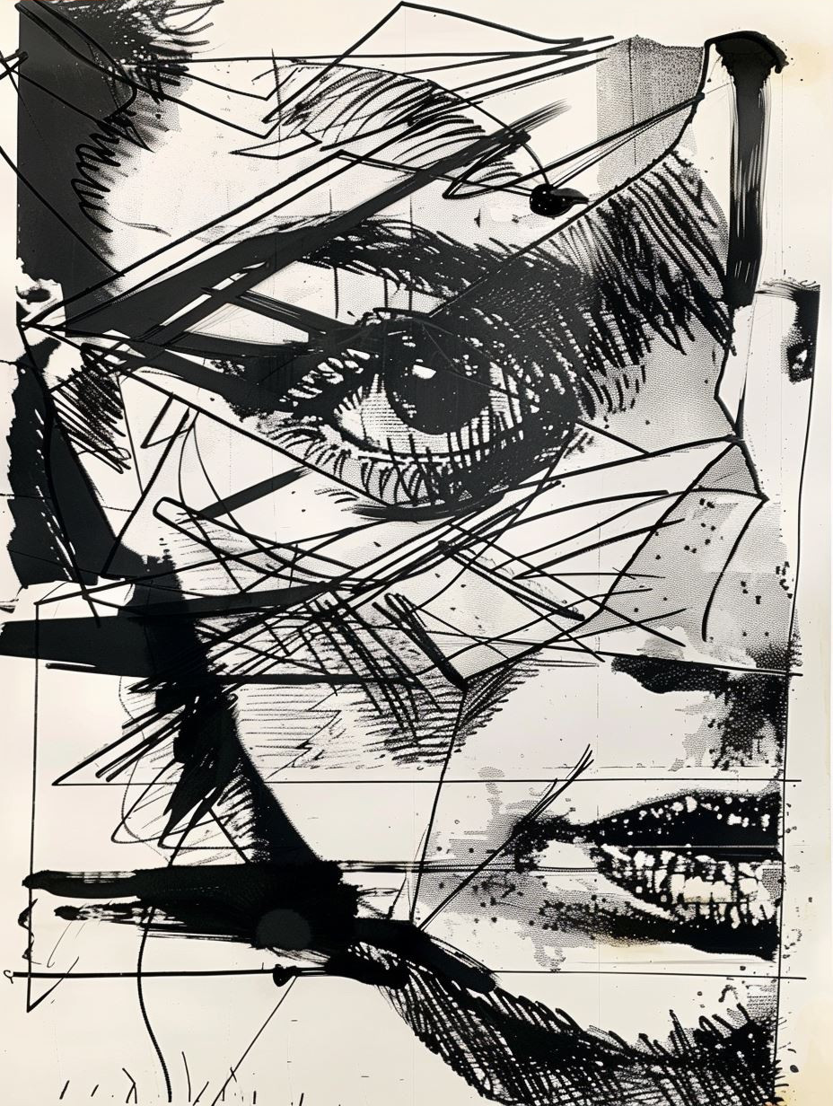 Fragmented Urban Portrait Study