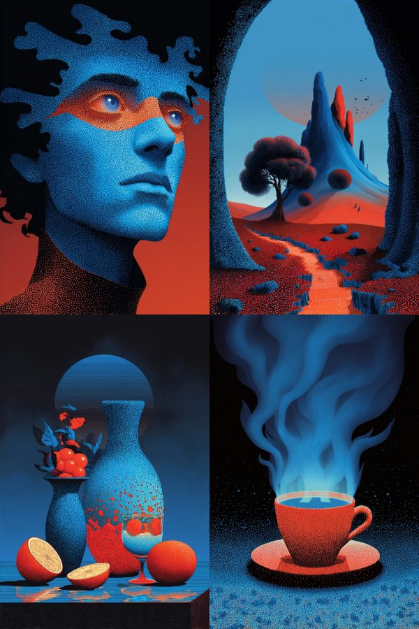 Azure Stipple Vision