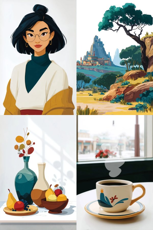 Modern Minimalist Portrait