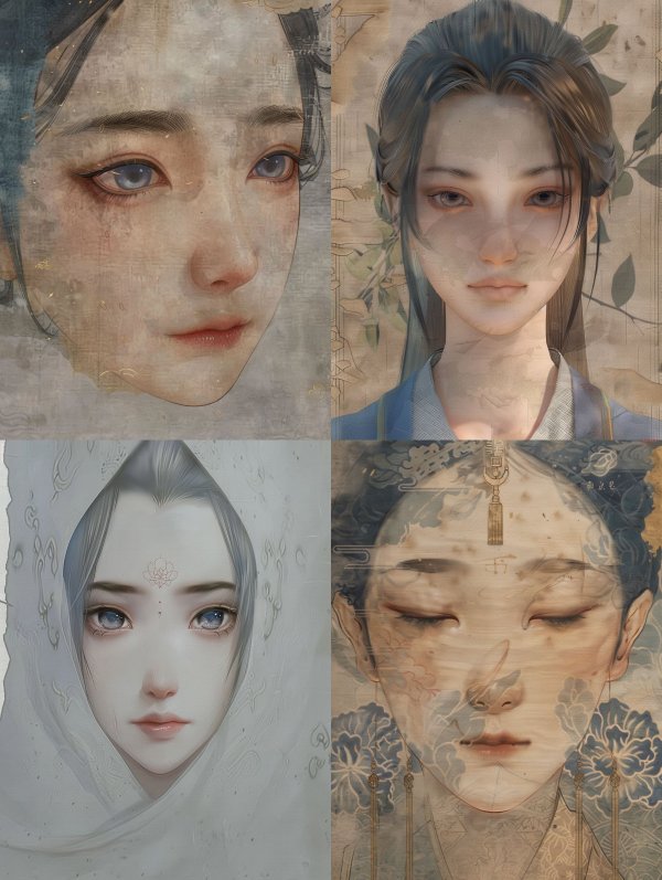 Ethereal Silk Portrait