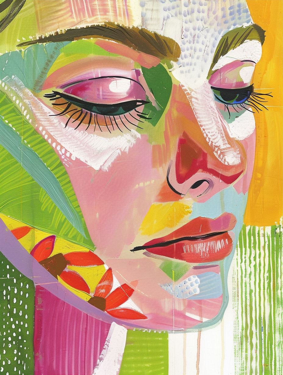 Prismatic Fragment Portrait