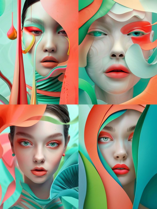 Surreal Pastel Fluidity