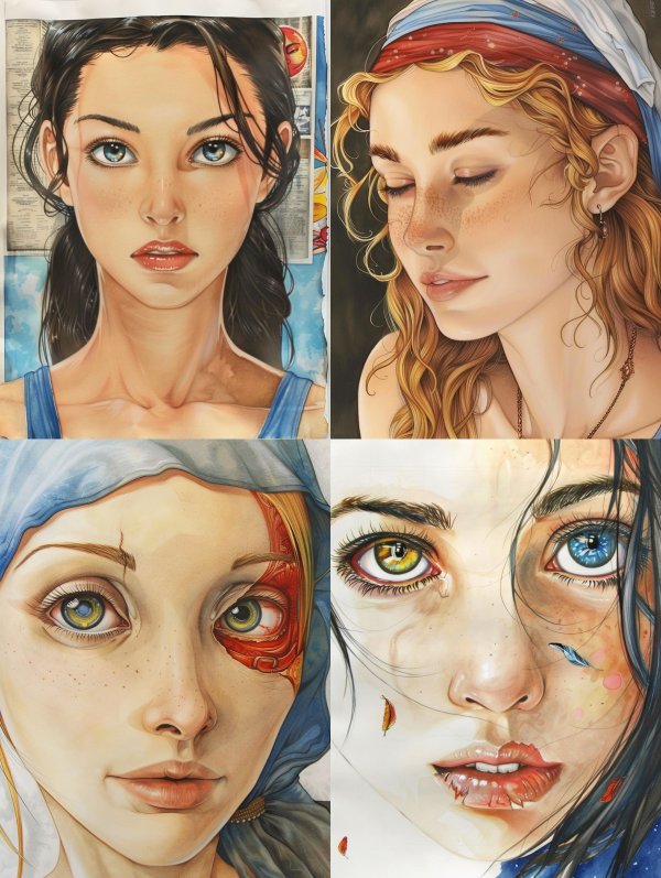 Ethereal Gaze Portrait
