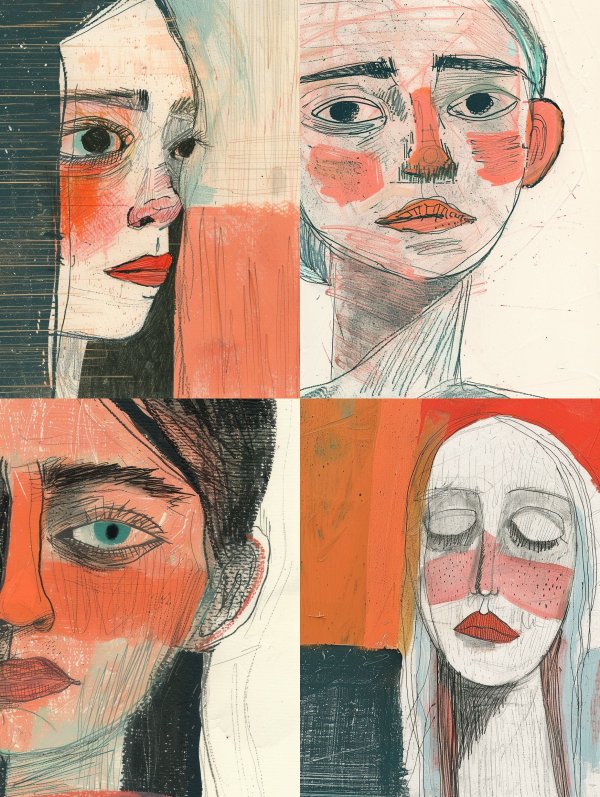 Fragmented Soul Portrait