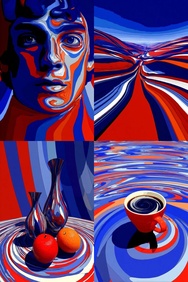 Liquid Psychedelic Portrait