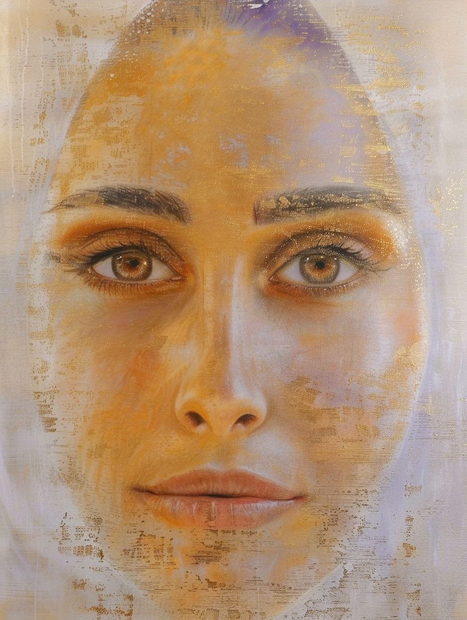 Gilded Fragment Portrait