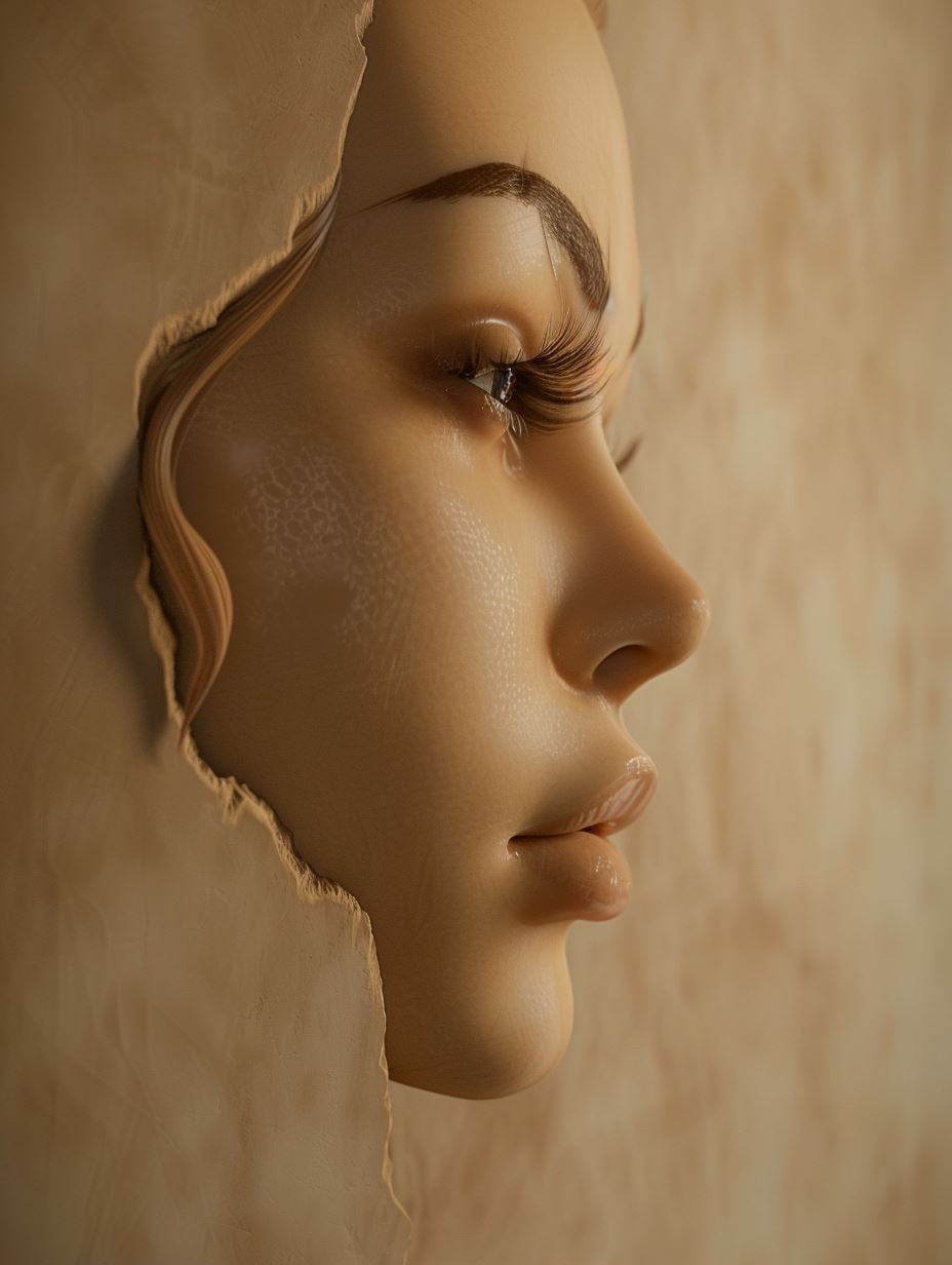 Fragmented Porcelain Grace