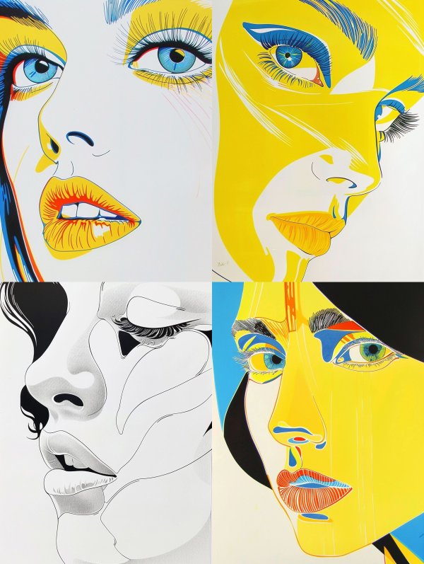 Electric Pop Art Portrait