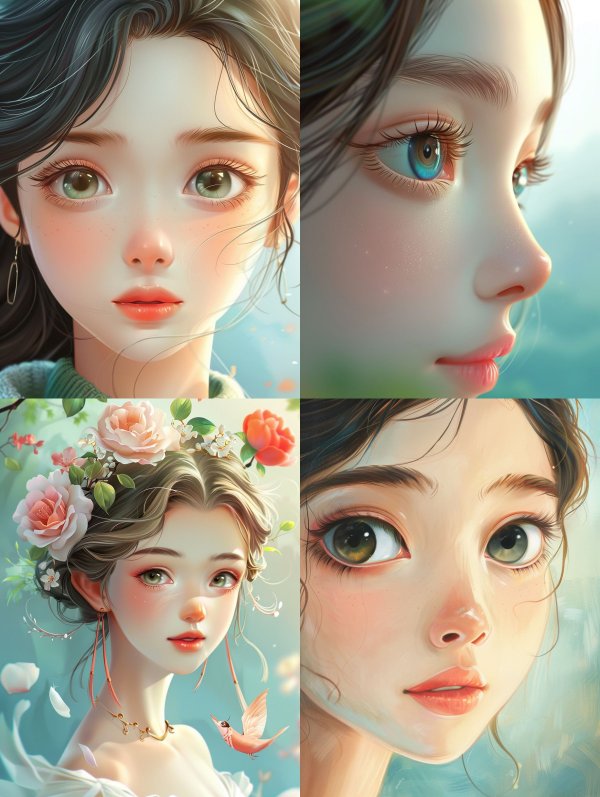 Ethereal Digital Portraiture Series