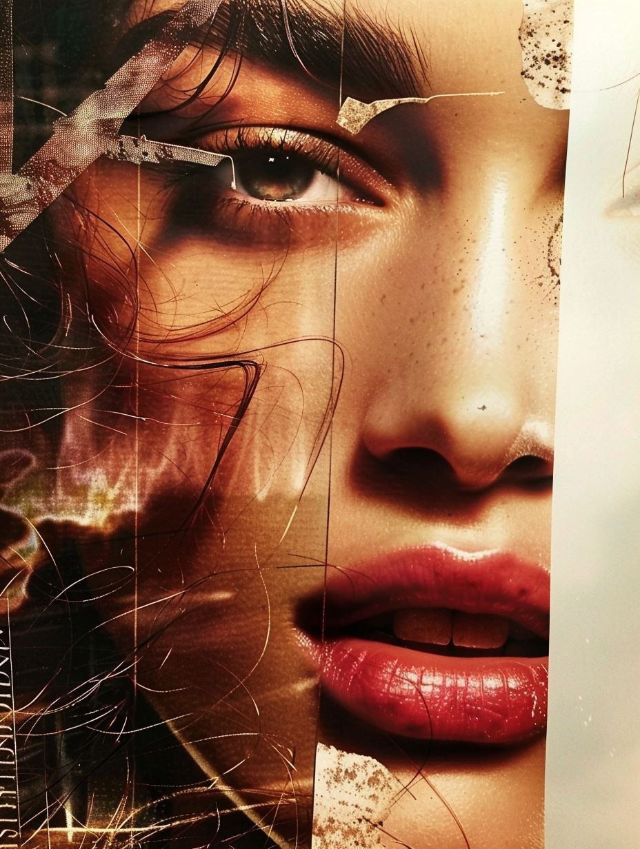 Fragmented Gaze of Golden Light