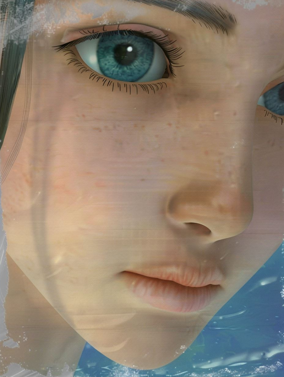 Ethereal Porcelain Muse