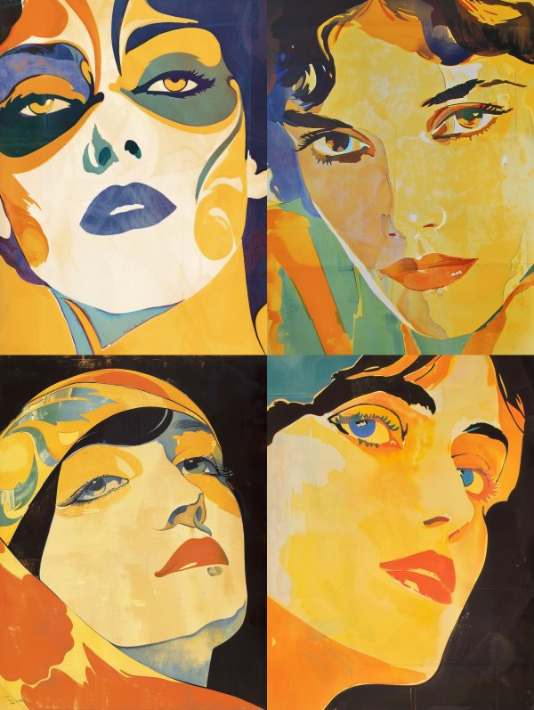 Vibrant Pop Art Portrait