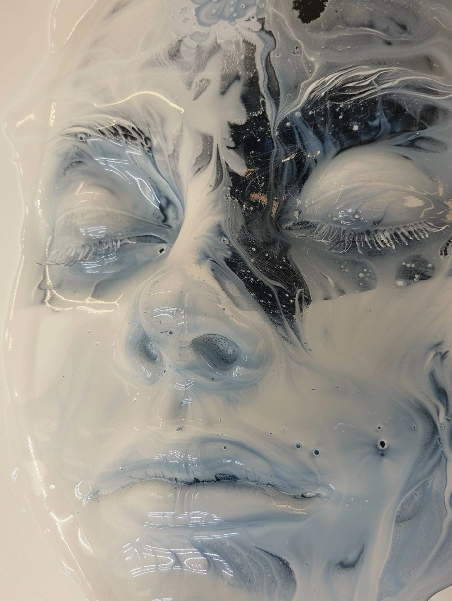 Ethereal Fluidity of Dreaming Faces