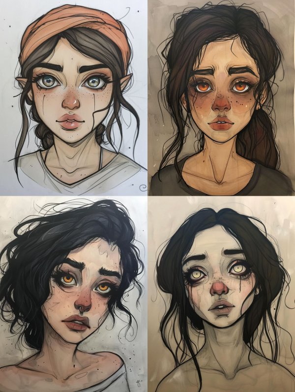 Ethereal Elf Sketch