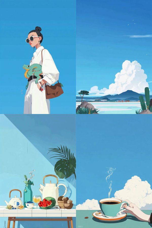 Azure Urban Chic