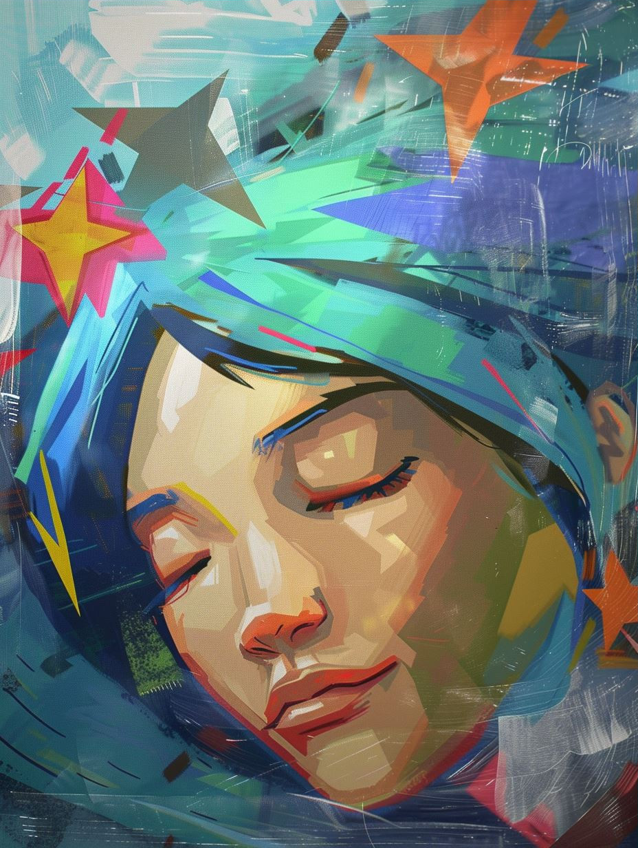 Shattered Prism Digital Portrait
