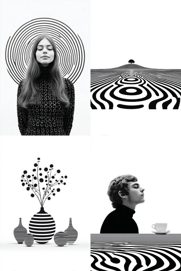 Monochrome Zen Halo