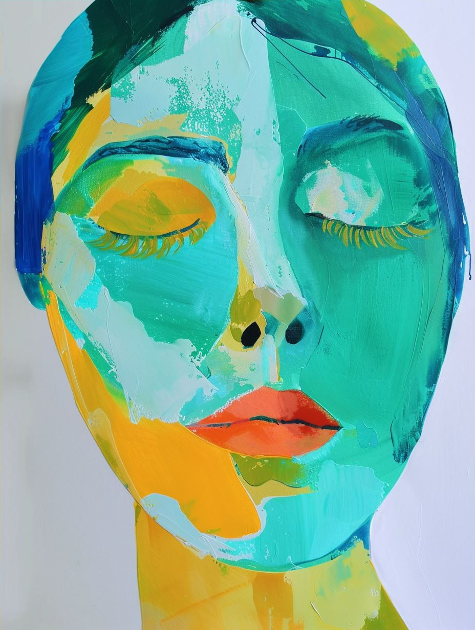 Vibrant Palette Portrait