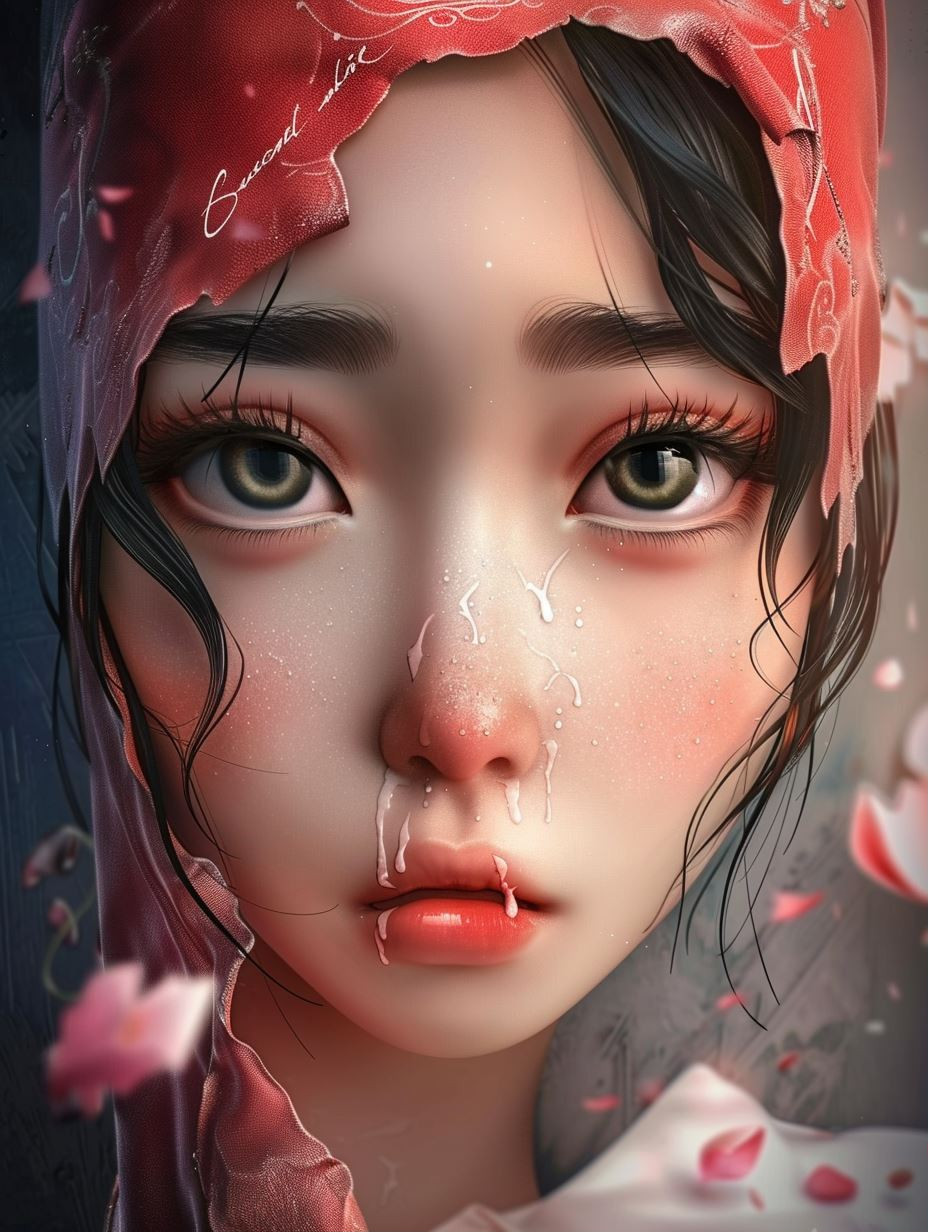 Ethereal Crimson Gaze