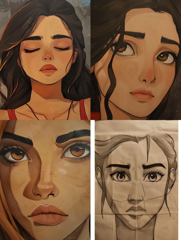 Serene Dreamy Portrait