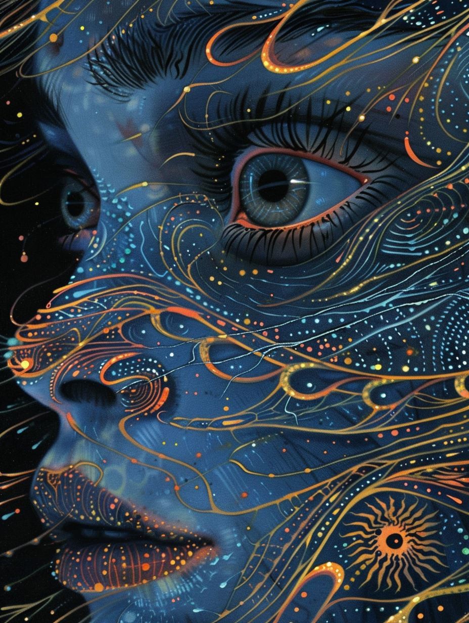 Celestial Stardust Portrait - Image 4