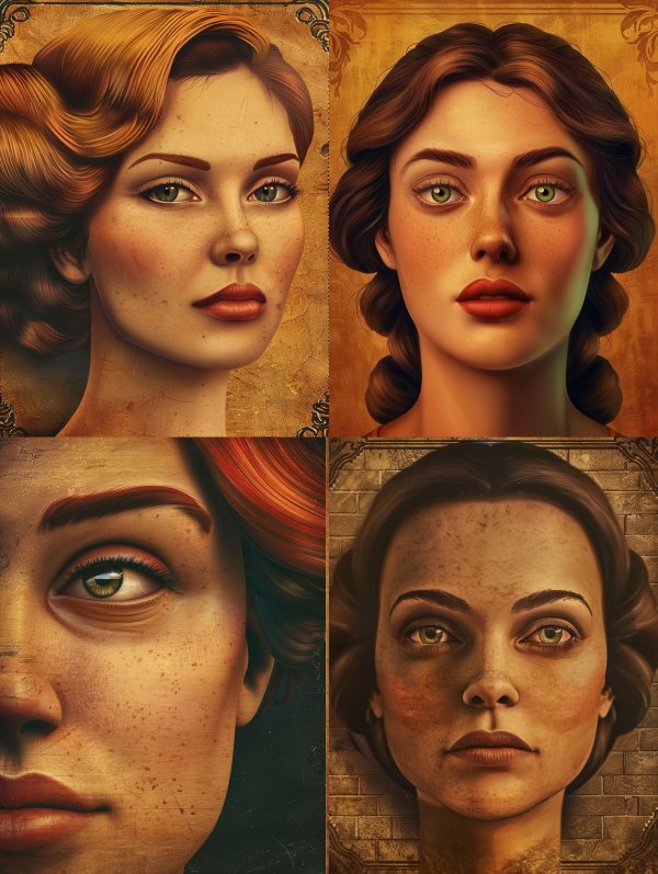 Vintage Golden Era Portraiture