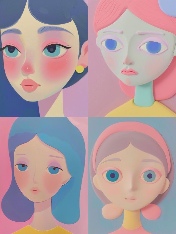 Pastel Dream Portrait