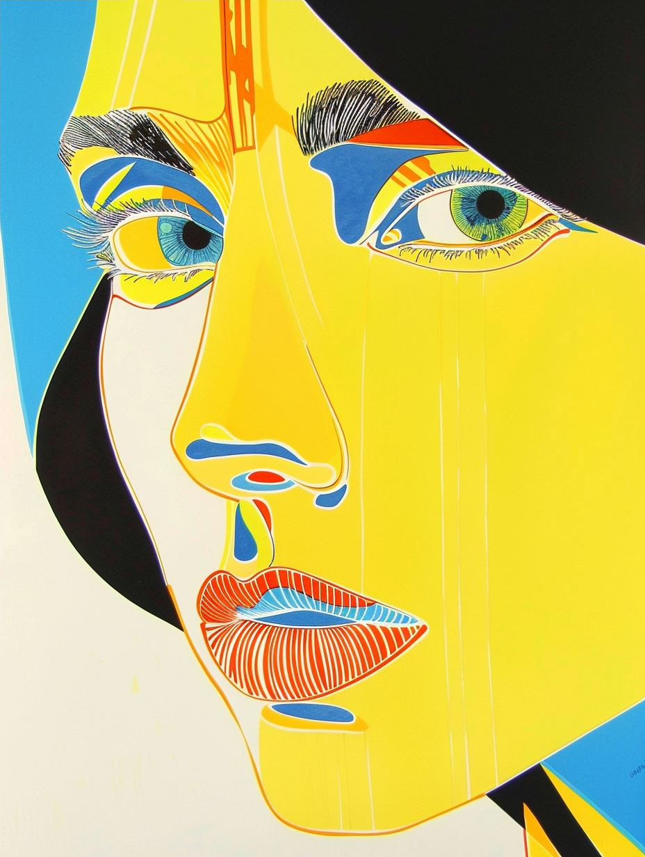 Electric Pop Art Portrait