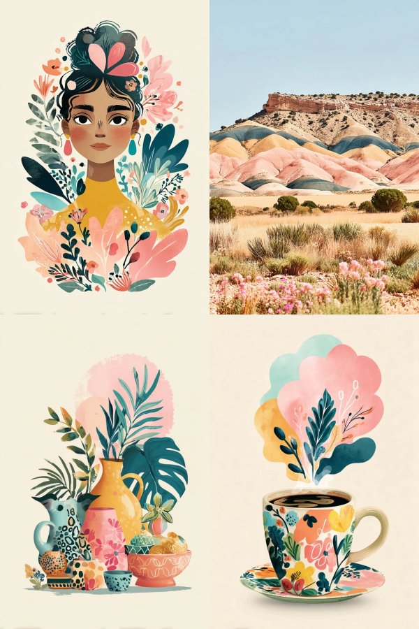 Floral Bloom Portrait