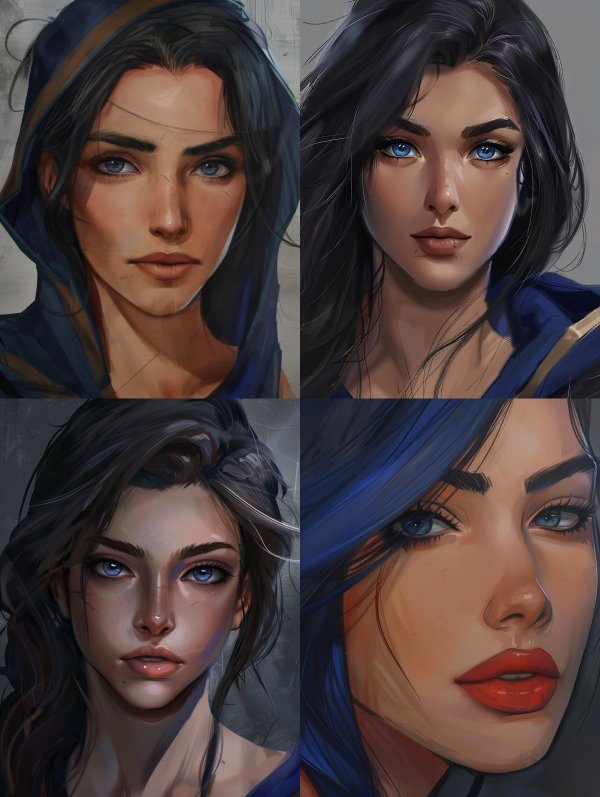 Azure Hooded Gaze