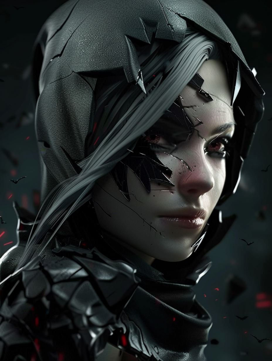 Shattered Porcelain Cybernetic Soul