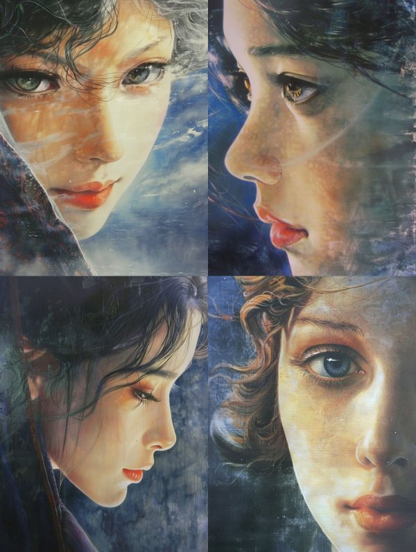 Ethereal Gaze Through Mist