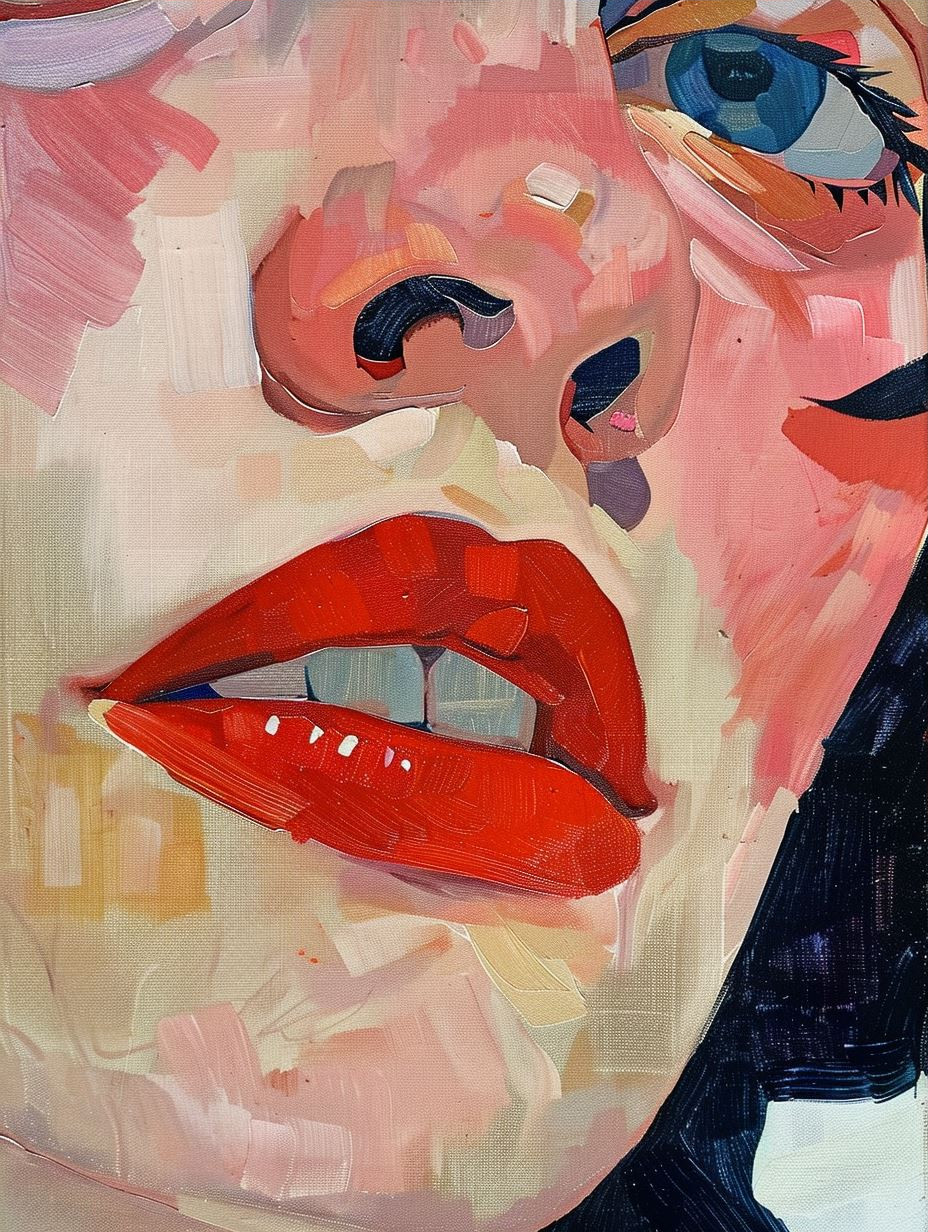 Floral Impressionist Portrait Study