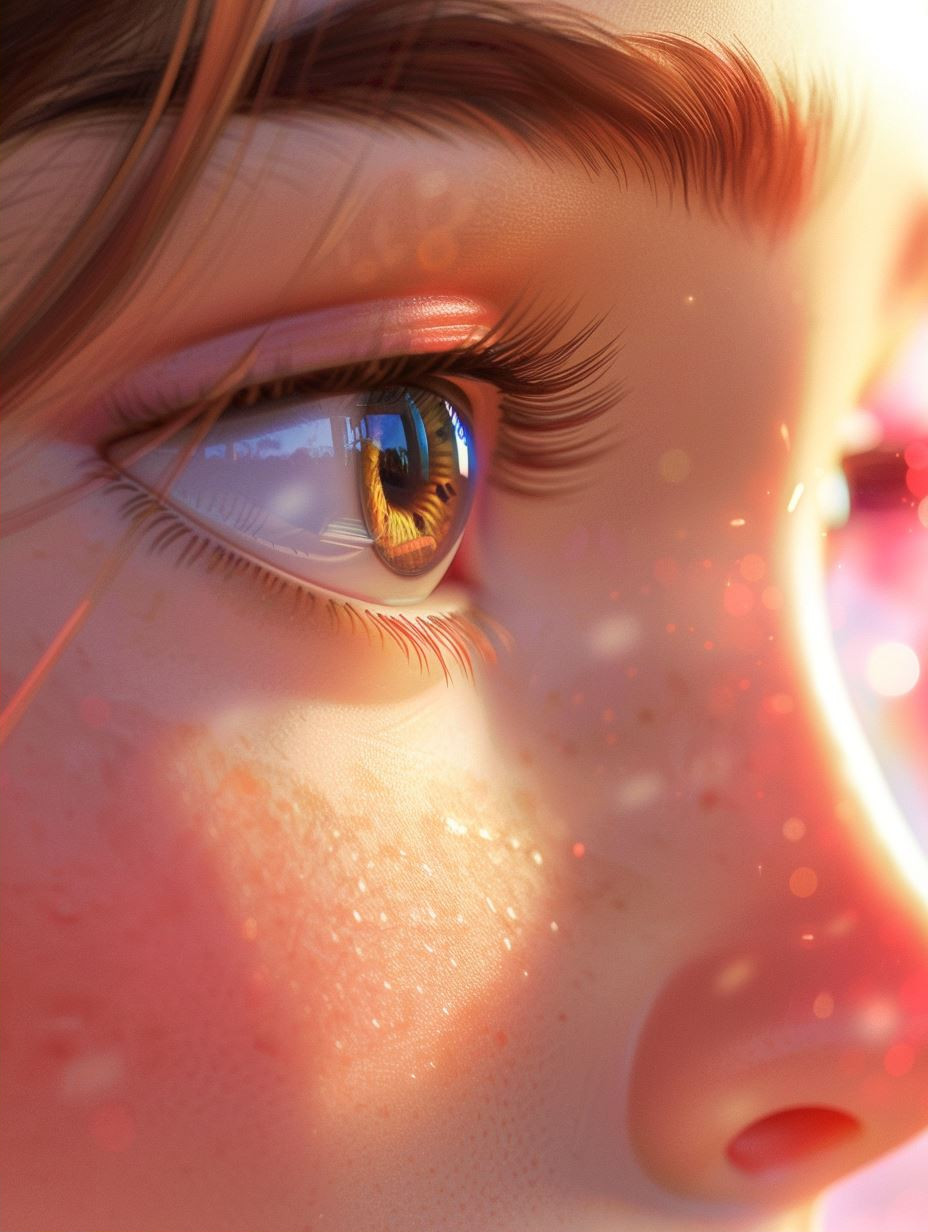 Golden Hour Dreamy Portrait