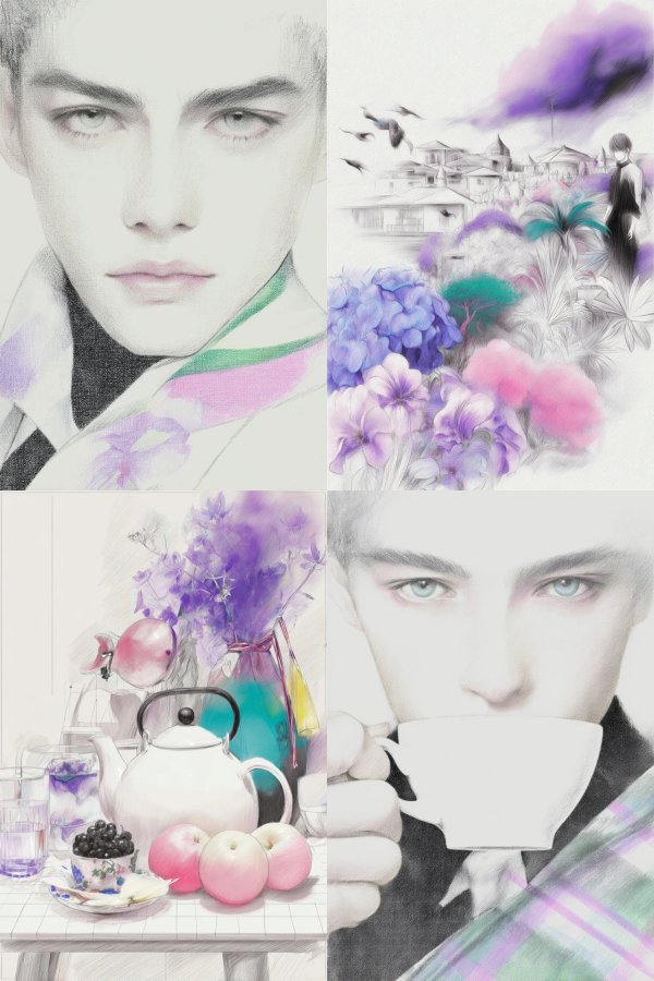 Ethereal Pastel Portrait