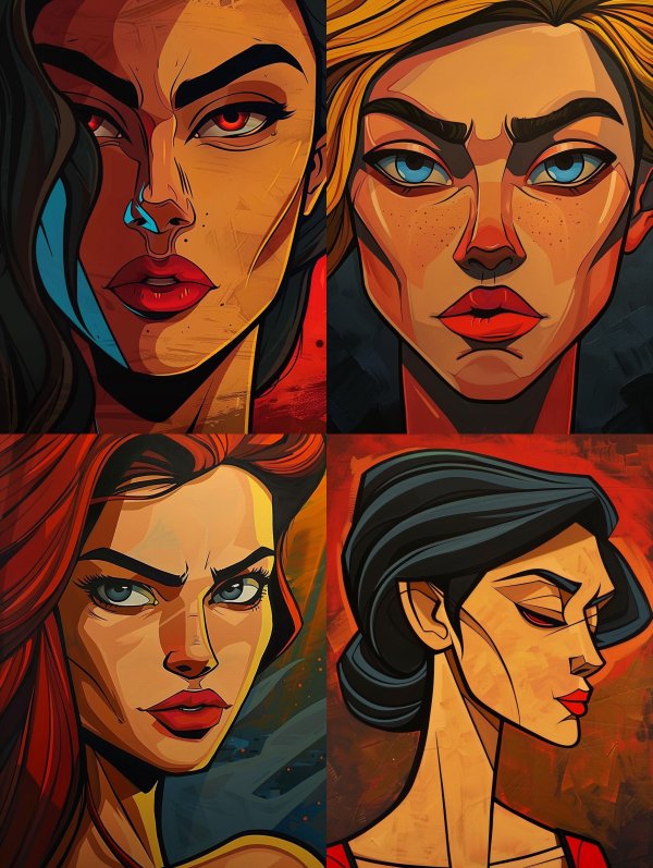 Crimson Gaze Urban Noir
