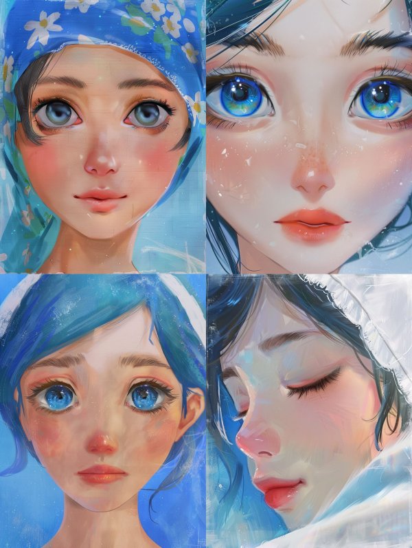 Azure Dream Portrait