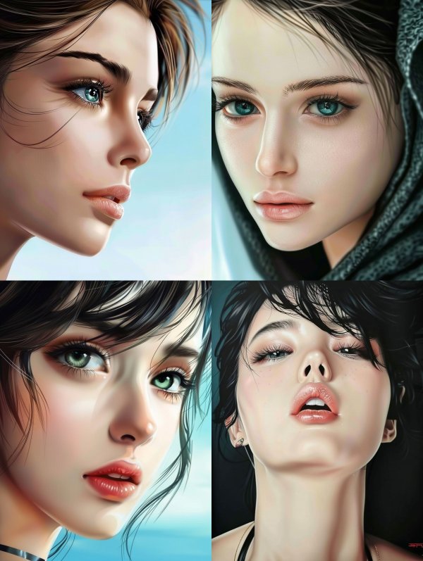 Ethereal Glow Portrait Study
