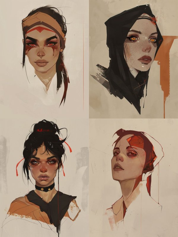 Ethereal Portraits in Earthy Tones