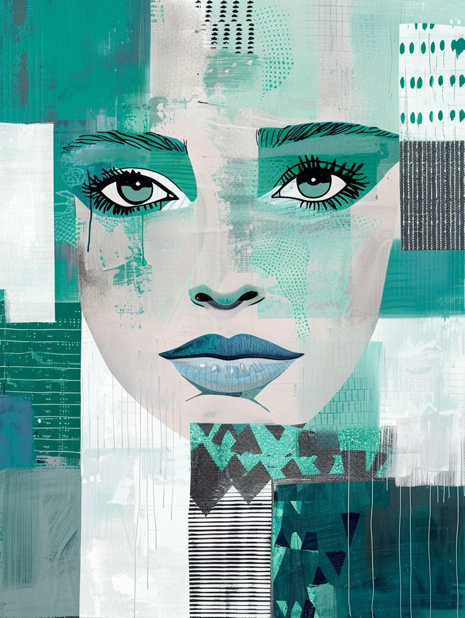 Teal Collage Dream - Image 4