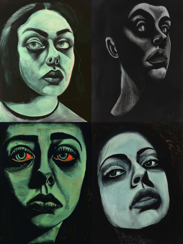 Emerald Noir Portrait