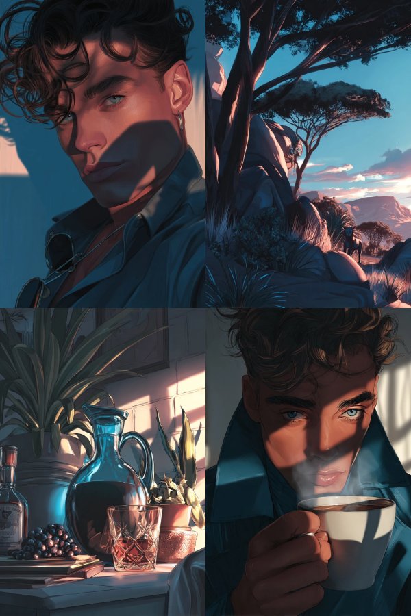 Azure Twilight Gaze