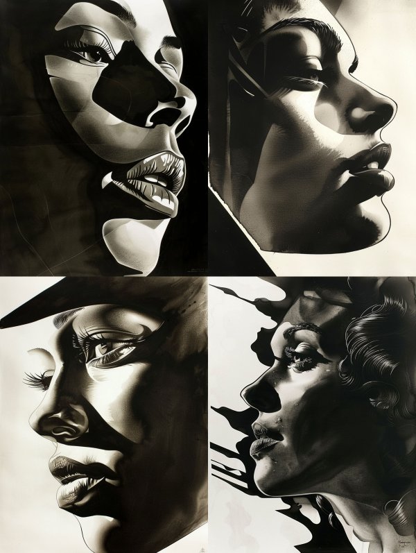 Noir Surrealist Fragment