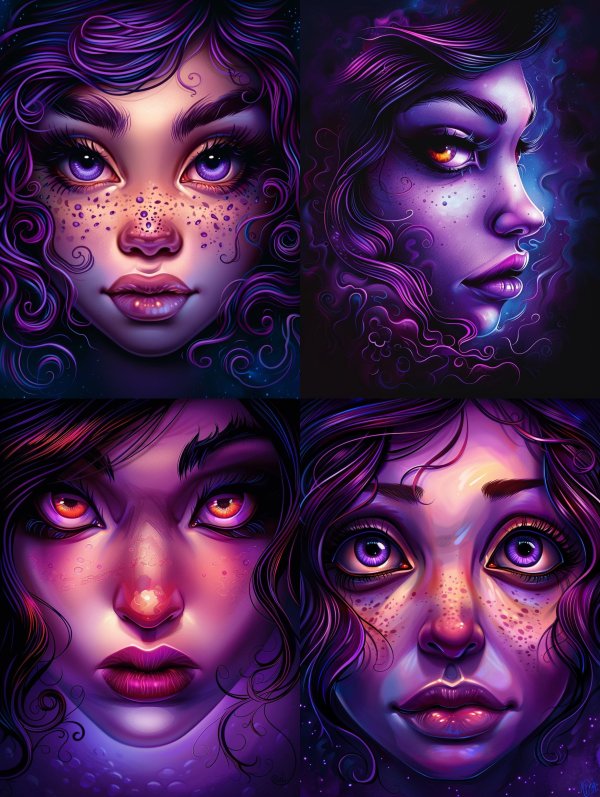 Cosmic Violet Dream